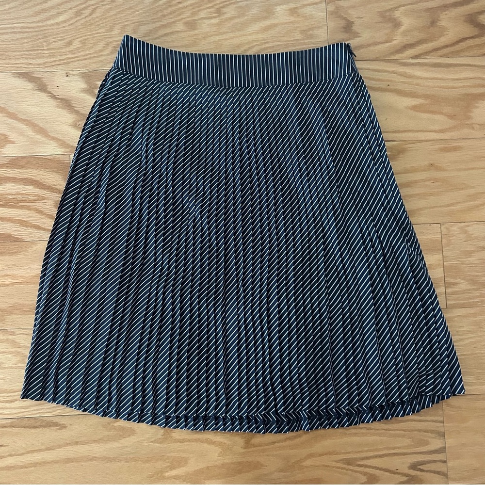 The Limited Black and White A-Line Skirt